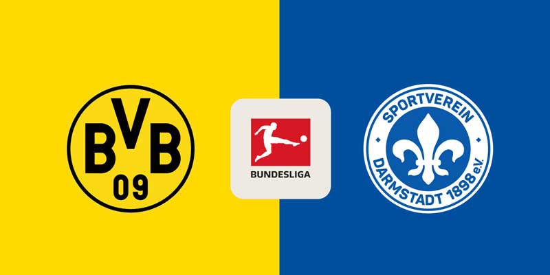 Thông tin trận đấu Dortmund vs Darmstadt