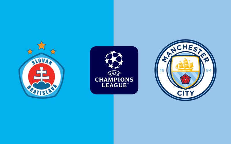 Thông tin trận đấu Slovan Bratislava vs Man City