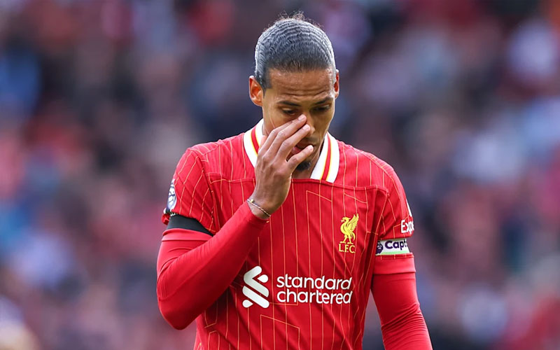 Virgil van Dijk chỉ trích thất bại của Liverpool trước Nottingham Forest