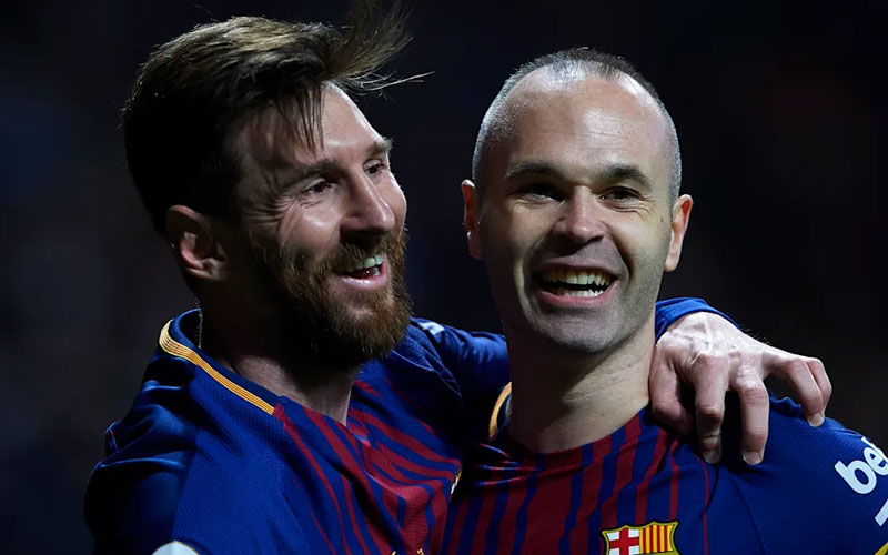 Lionel Messi bày tỏ lòng tri ân sâu sắc khi Andres Iniesta giải nghệ