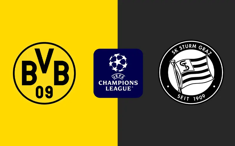 Thông tin trận đấu Dortmund vs Sturm Graz